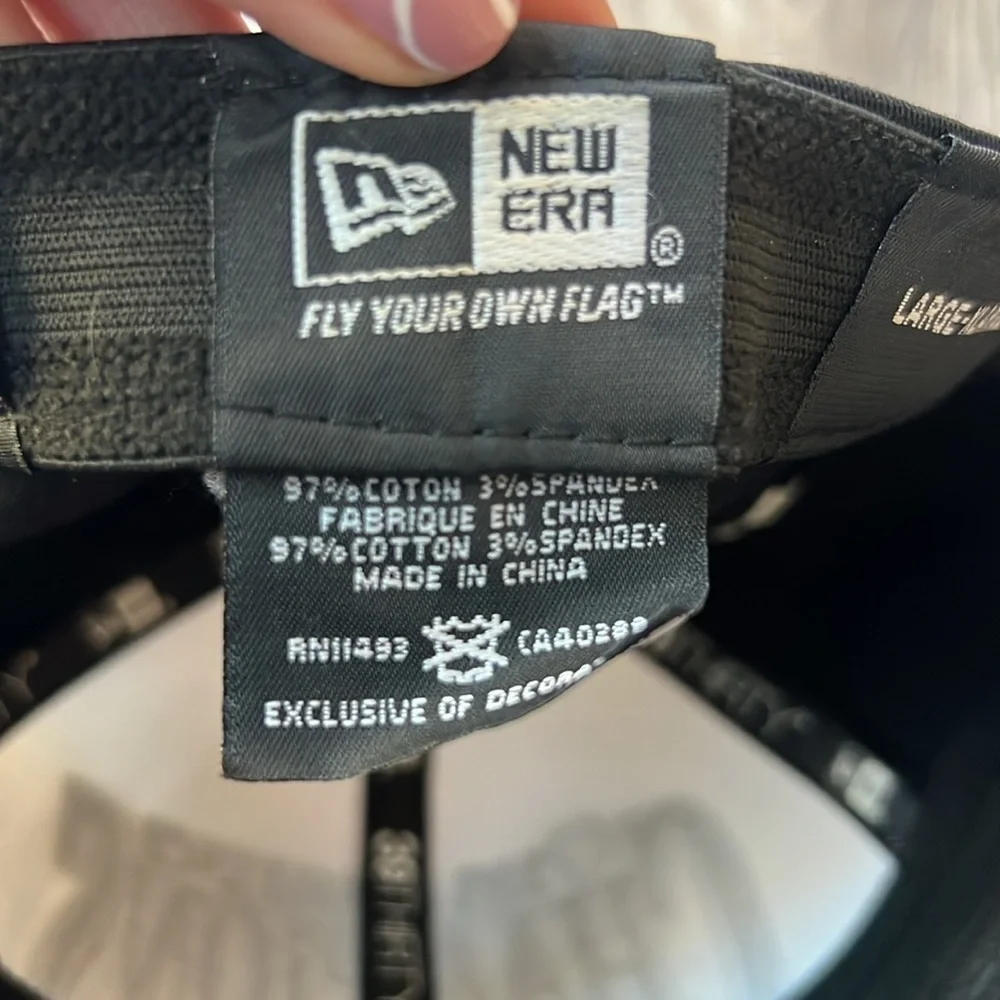 New Era Hat Black and White Los Angeles Kings 39thirty 2012 Conference Champions